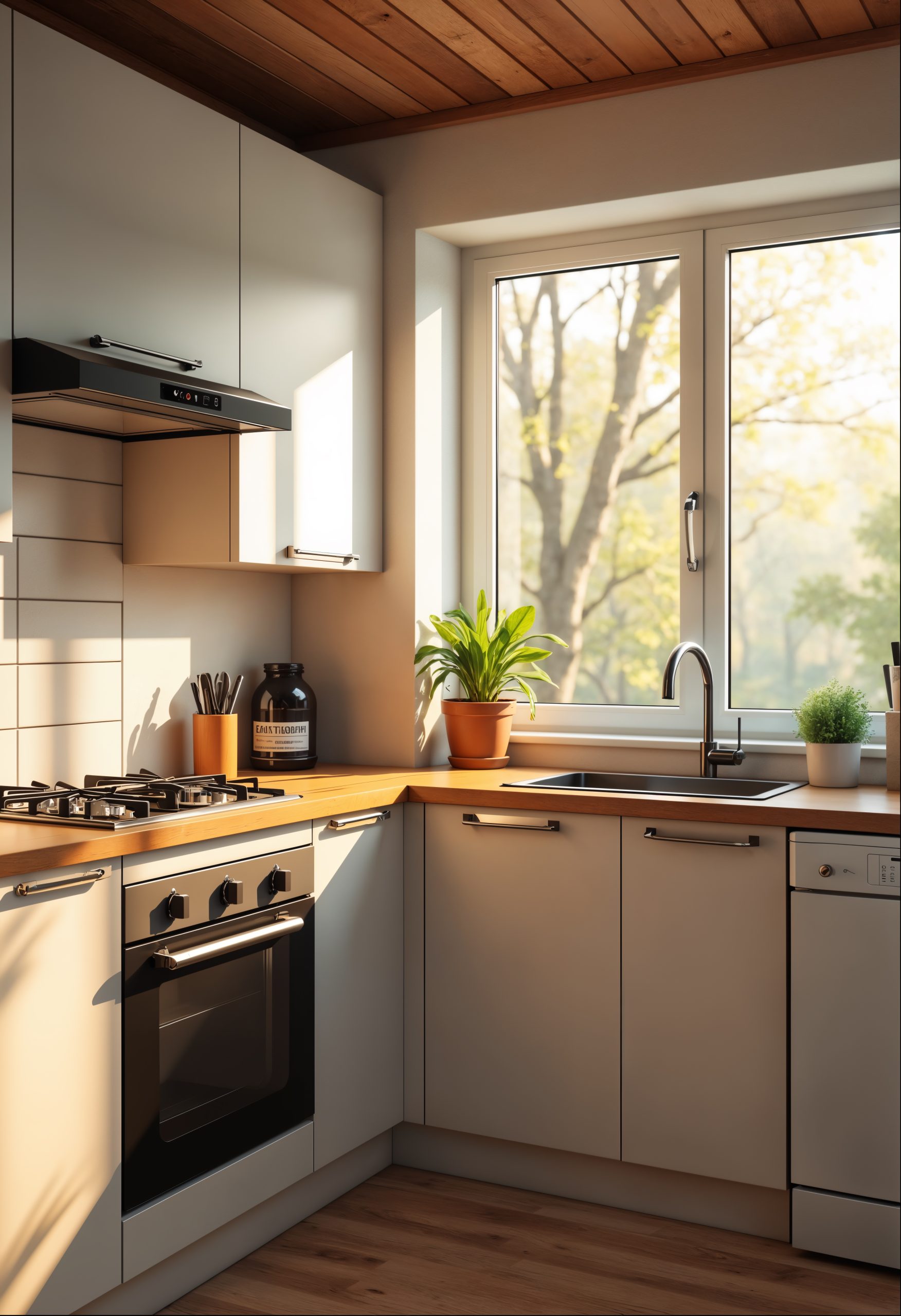 kitchen-filled-with-kitchenware